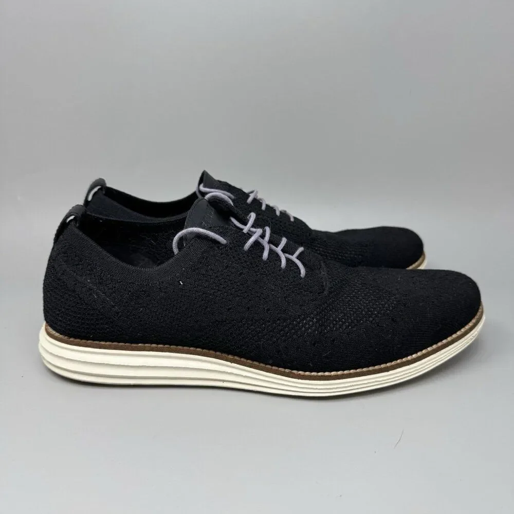 Nice Mens Cole Haan Grand.Os Shoes 11.5 M Black Dress Casual C27959